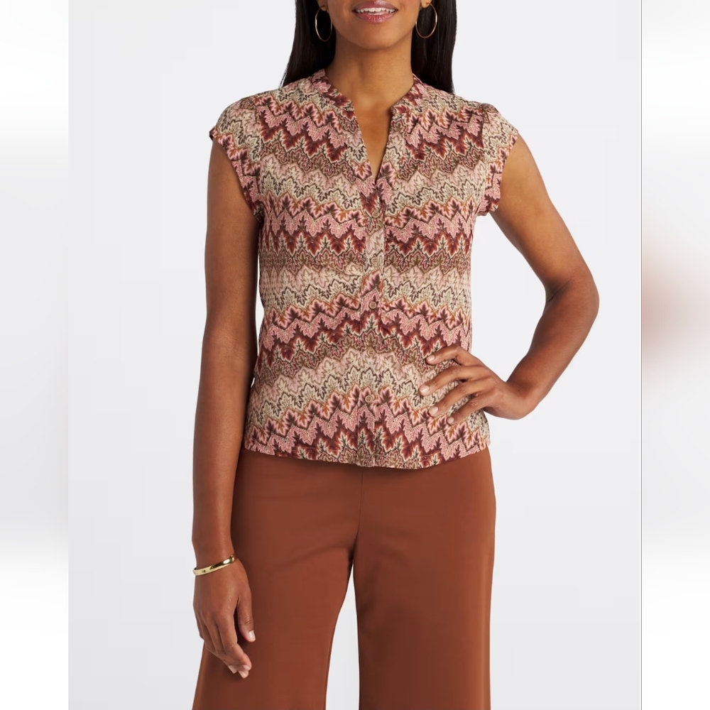 LES SEREIN - Rylee Short Sleeve Top - Picture 2 of 5